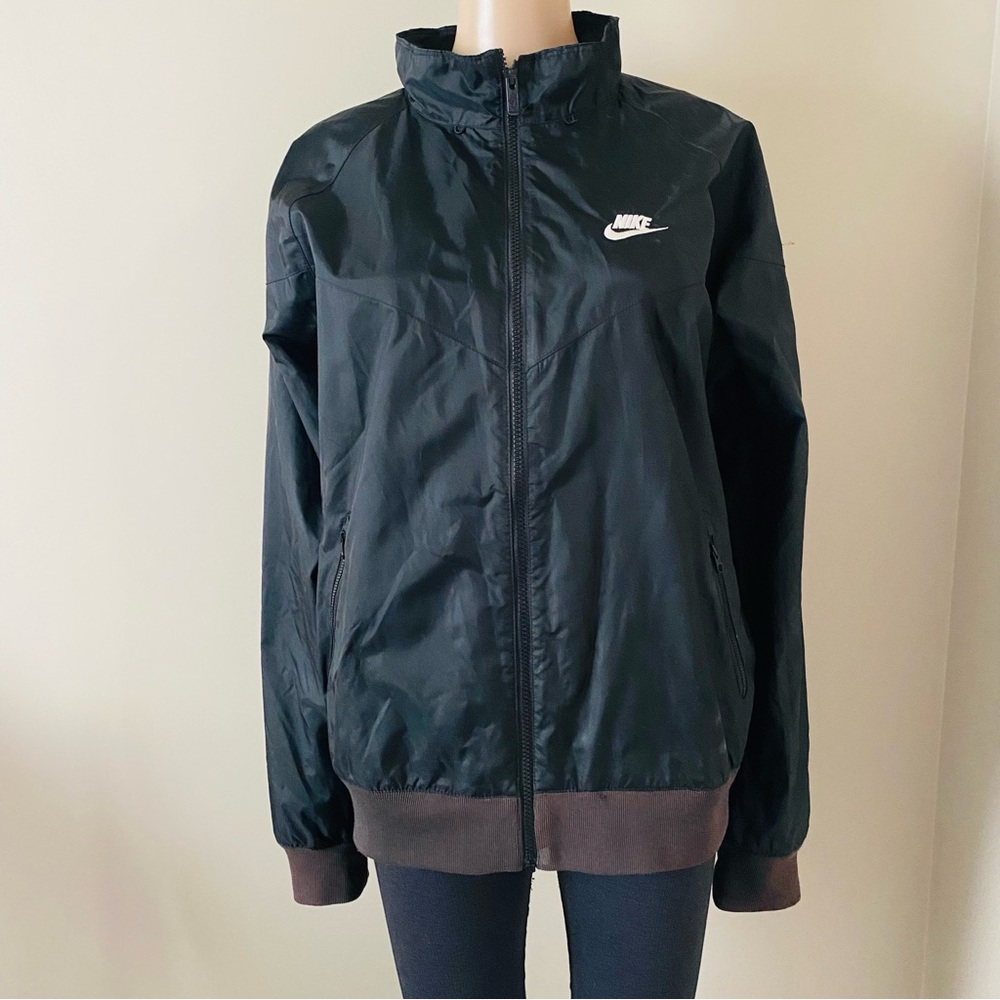 Nike Windbreaker Track Black Jacket, men’s medium